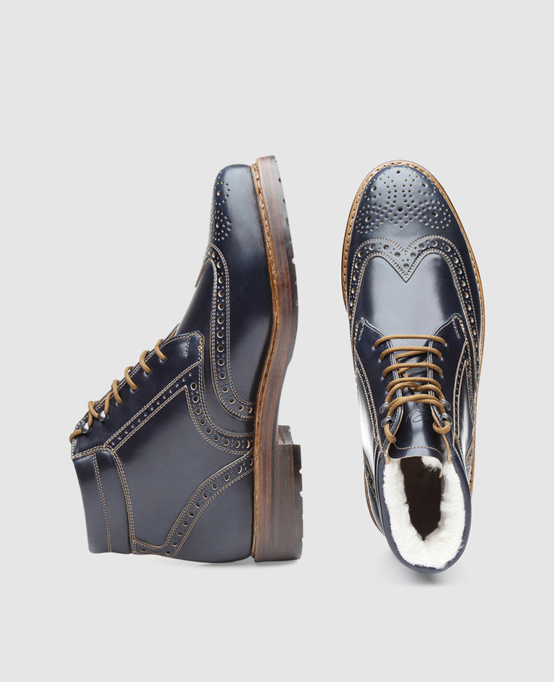 Buda Full-Brogue C - Navy