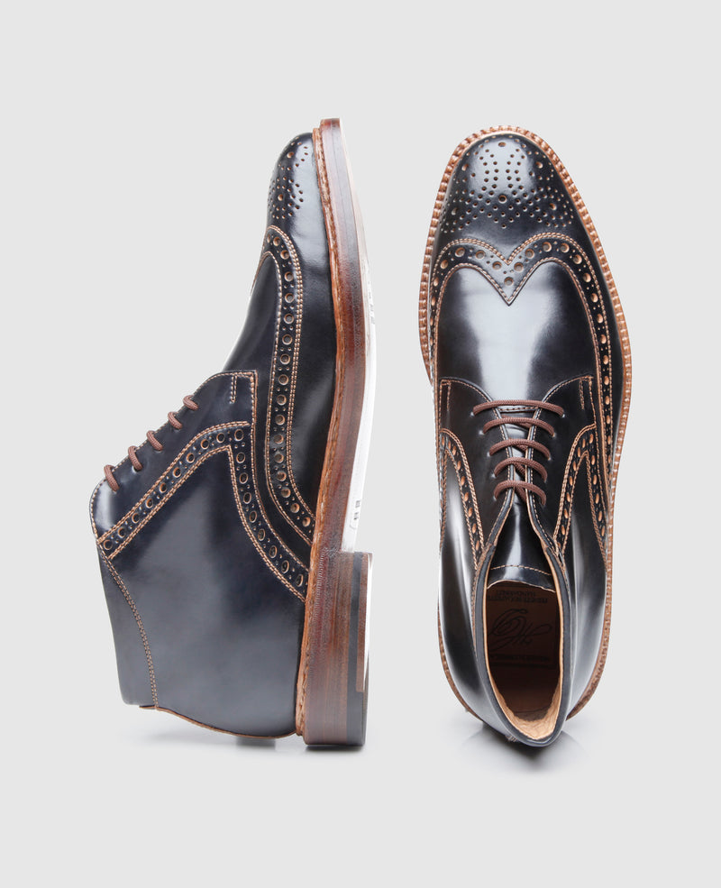 Luzern Full-Brogue C - Schwarz