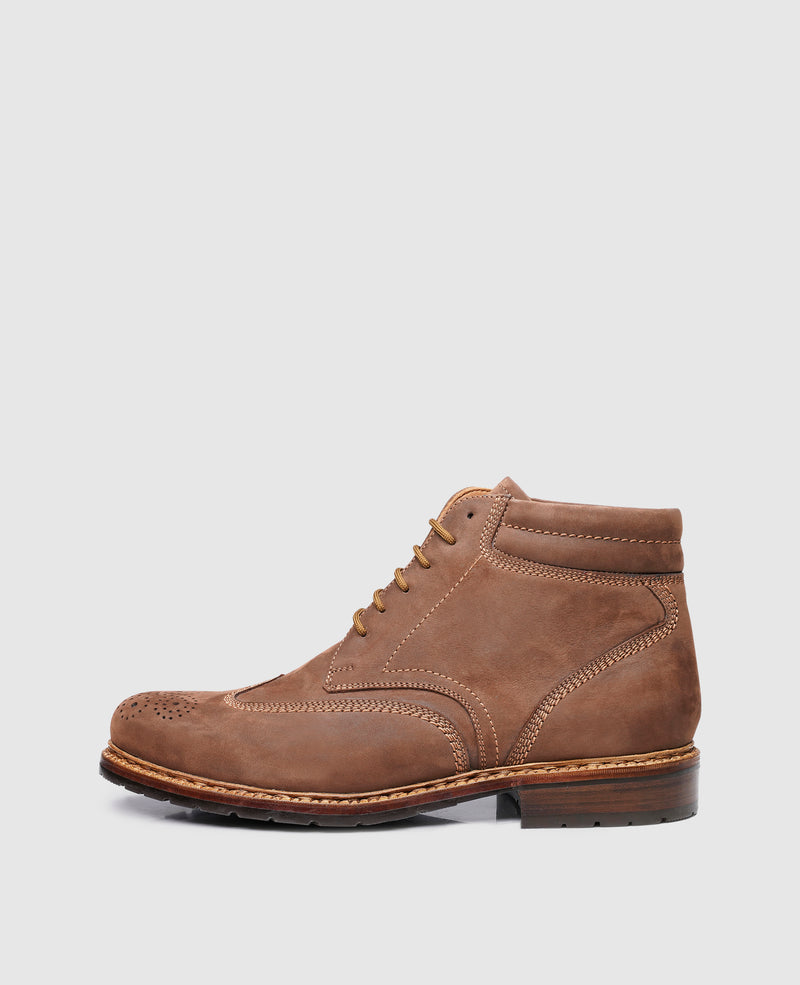 Janosh K Full-Brogue M - Coffee