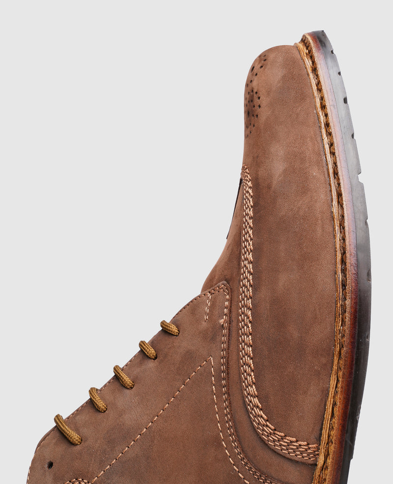 Janosh K Full-Brogue M - Coffee